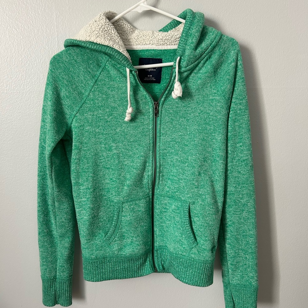 American Eagle Outfitters Mint Green Hoodie